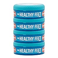 O'Keeffe's for Healthy Feet Foot Cream, Guaranteed Relief for Extremely Dry, Cracked Feet, Instantly Boosts Moisture Levels, 3.2 Ounce Jar, (Pack of 4)