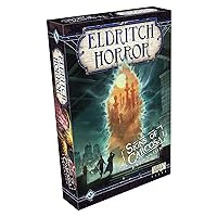 Eldritch Horror Signs of Carcosa Board Game EXPANSION | Mystery Game | Cooperative Board Game for Adults and Family | Ages 14+ | 1-8 Players | Avg. Playtime 2-4 Hours | Made by Fantasy Flight Games