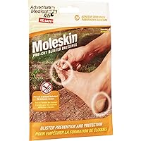 Adventure Medical Kits Pre-Cut and Shaped Moleskin Blister Dressing (28-Count)