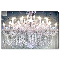 Oliver Gal 'Day and Night' The Classic Wall Art Decor Collection Contemporary Premium Canvas Art Print, Silver, 30 in x 20 in
