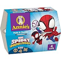 Annie's Marvel Spidey and His Amazing Friends Macaroni and Cheese, Pasta & Cheddar, Microwavable Dinner, 4 Cups