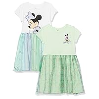 Disney Mickey Minnie Mouse 2-Pack Tulle Dress Bundle Set-Girls 4-16