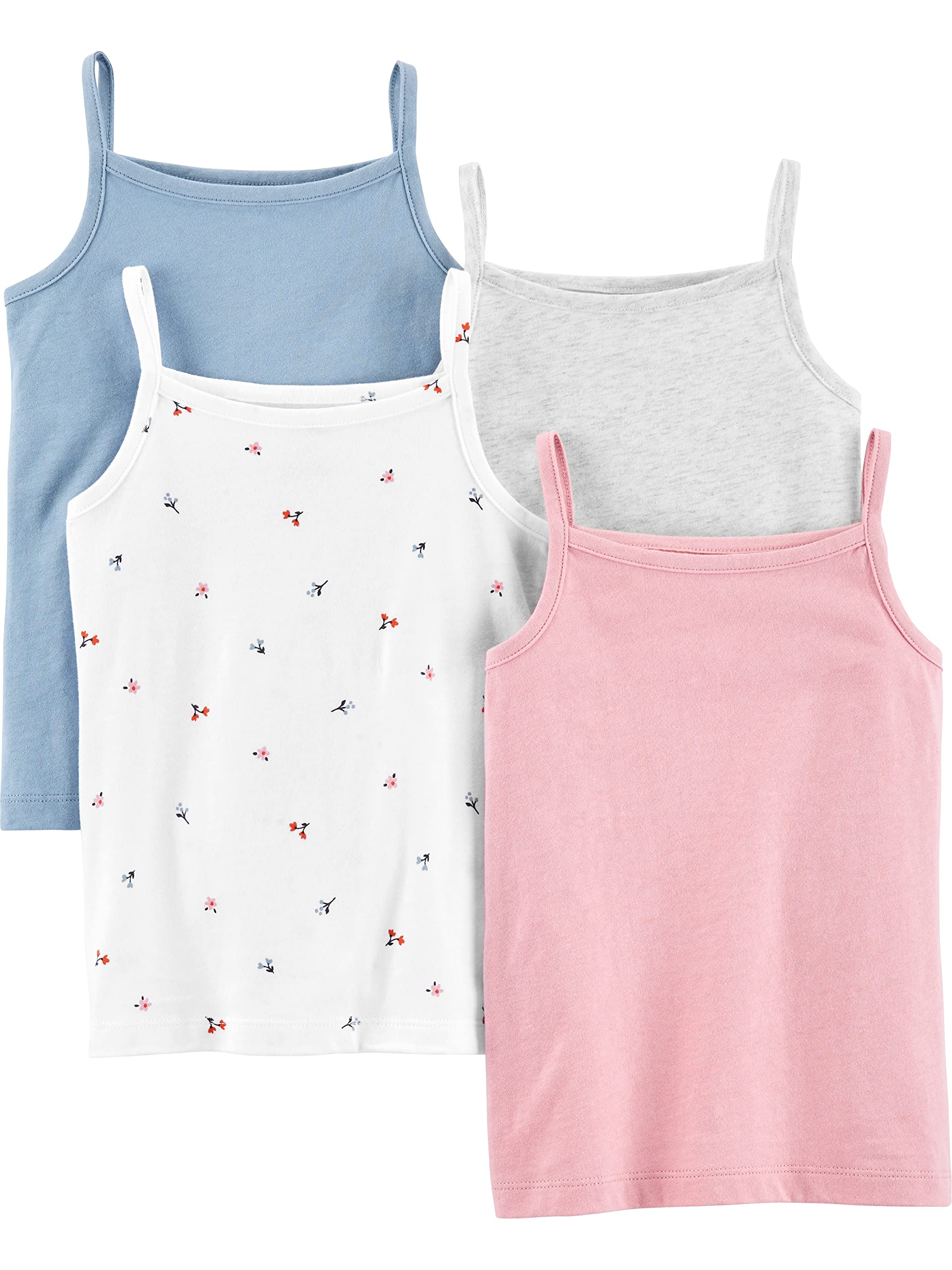 Simple Joys by Carter's Girls and Toddlers' Tank Tops, Pack of 4