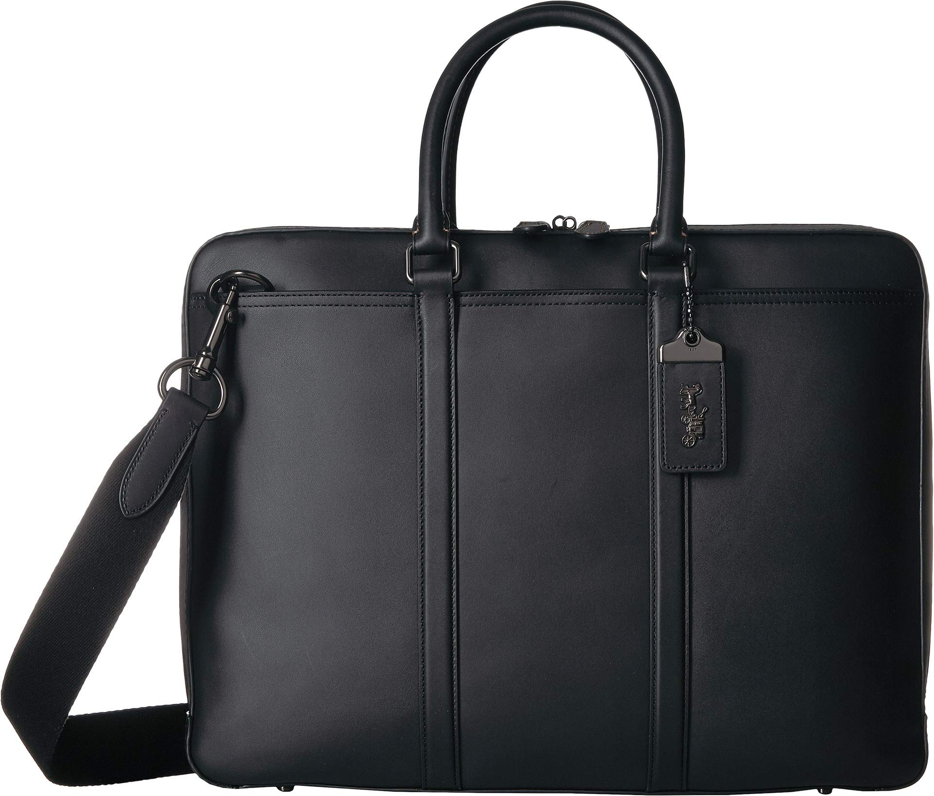 Coach Men's Metropolitan Slim Briefcase, JI/Black, One Size