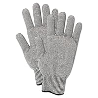 CutMaster SP1036G Spectra Glove, Medium Weight, Spectra/Fiberglass Blend, ANSI Cut Level 7, Reversible, Ambidextrous, Gray, Size 10 (1 Glove)