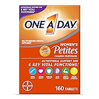 Women’s Petites Multivitamin,Supplement with Vitamin A, C, D, E and Zinc for Immune Health Support, B Vitamins, Biotin, Folate (as folic acid) & more,Tablet, 160 count