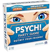 Psych! Party Game, Create Fake Answers to Real Trivia Questions, Board Game Ages 12 & up