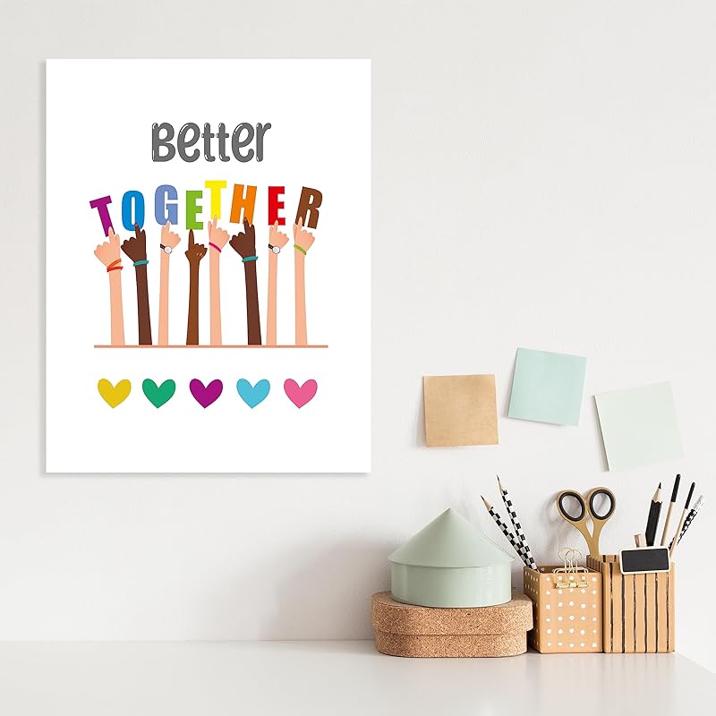 Mua 6 Rainbow Poster Diversity Posters for Classroom Decor for ...