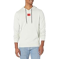 HUGO Regular Fit Square Logo Jersey Hooded Sweatshirt