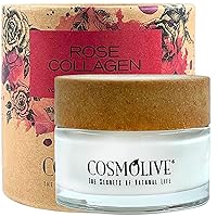Rose Collagen Cream for Face - Moisturizing Youth Renewal Formula