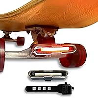LED Skateboard Light - Longboard Lights, Skateboard Lights for Night Riding. Perfect Longboard Accessory Rechargeable Electric Skateboard Lights Kit