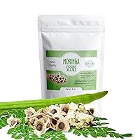 Moringa Oleifera Seeds PKM1 Premium Quality - 1 LB (16 oz) - Edible - Planting - Reseable Pouch