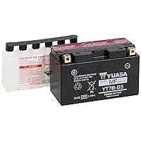 Yuasa YUAM62T7B YT7B-BS Maintenance Free AGM Battery with Acid pack