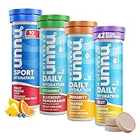 Hydration Complete Pack - Sport, Vitamins, Immunity and Rest Electrolyte Drink Tablets, Mixed, 4 Pack (42 Servings)
