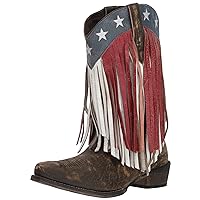 Women's American Beauty Fringe Western Boot