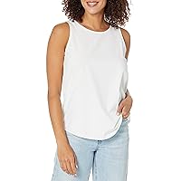 NIC+ZOE Women's TECH Stretch Shirt Tail Tank, Paper White, Small