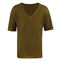 Men's Casual Slim Fit V-Neck Pullover Shirt Long Sleeve Knitted Sweaters Lightweight Muscle Cotton Athletic Tee Shirts