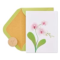 Papyrus Blank Card for Her (Orchid)