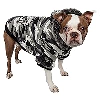 Pet Life Classic Metallic Winter Dog Coat with Zippered Removable Fur Hood - Dog Jacket Features 3M Thinsulate Insulation Warming Technology - Dog Clothes Sizing fits Small, Medium and Large Dogs