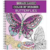 Brain Games - Color by Number: Butterflies Brain Games - Color by Number: Butterflies Spiral-bound
