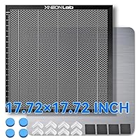 Honeycomb Bed Plate- 440 × 440 × 22mm Working Table with Aluminum Panel for XTool D1 /D1 Pro and Most Engraver Cutting Machine,Engraver Machine Accessories