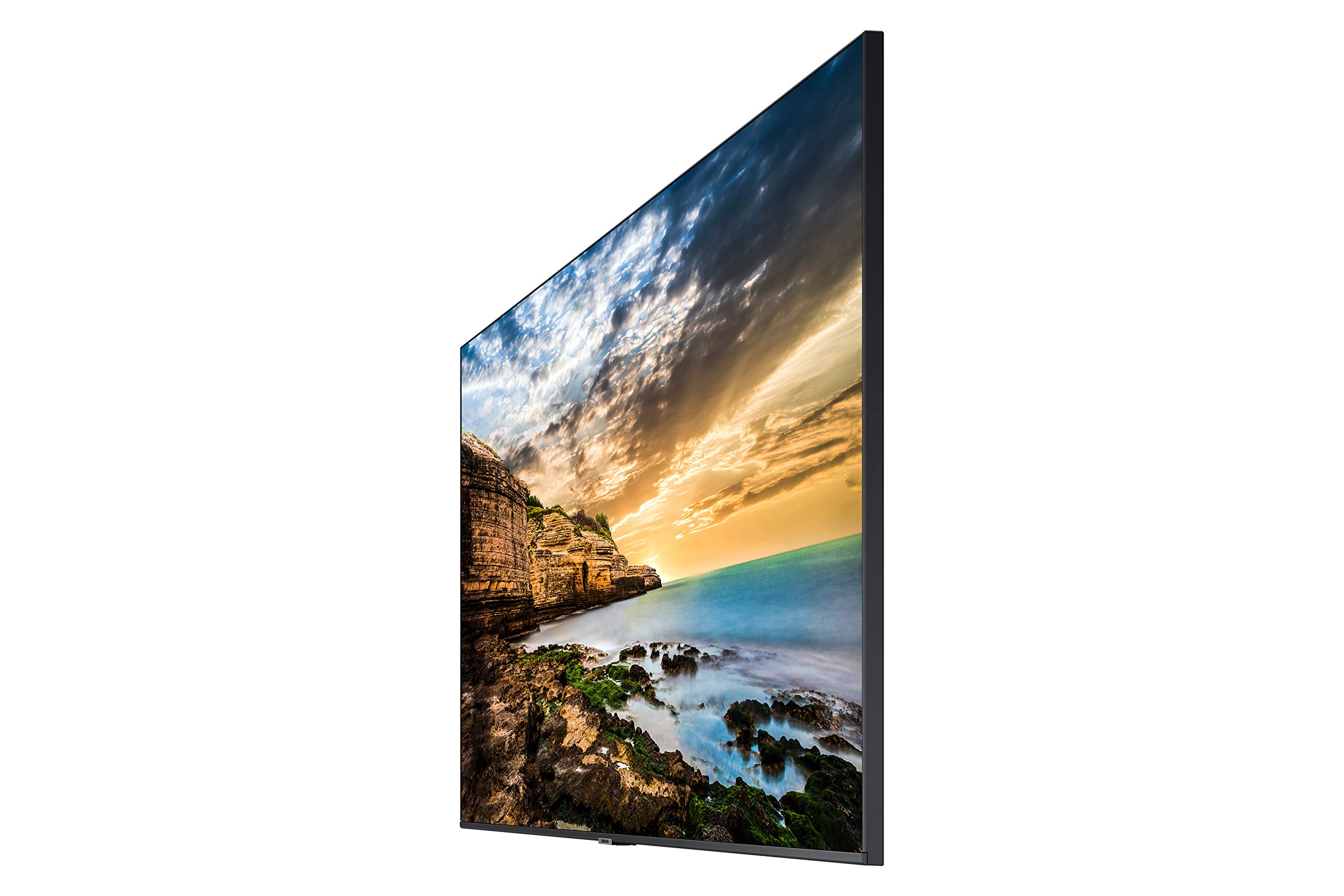 SAMSUNG Business QE55T 55-inch 4K UHD 3840x2160 LED Commercial Signage Display, HDMI, USB, Speakers, 3-Yr Warranty, 16/7 Operation, 300 nit (LH55QETELGCXGO), Black