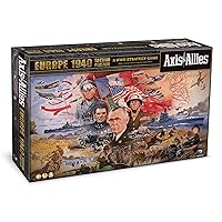 Renegade Game Studios Axis & Allies: 1940 Europe Second Edition -WWII War Miniatures Strategy Board Game, Renegade, Age 12+, 2-5 Players, 6Hr