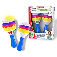 The Learning Journey Early Learning - Little Music Maracas - Electronic Musical Toddler Toys & Gifts for Boys & Girls Ages 12 Months and Up - Award Winning Musical Learning Toy, Multi (108666)