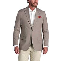 Haggar Men's Tailored Fit Subtle Print Stretch Sportcoat