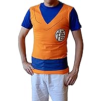 Dragon Ball Z Goku Fighting Shirt Costume Mens T-Shirt