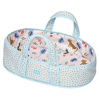 Manhattan Toy Stella Collection Soft Fabric Baby Doll Bassinet and Carrier for 12