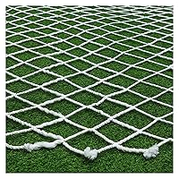 White Banister Guard for Baby Decorative Fences Net, Child Protective Isolation Anti Fall Net, Balcony Stairs Trampoline Net Garden Wall Decor Net Climb Netting Rope Netting (Size