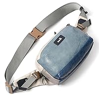 INICAT Crossbody Sling Bags for Women Small Belt Bag PU Leather Fanny Packs Waist Packs for Travel
