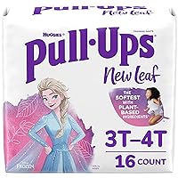 Pull-Ups New Leaf Girls' Disney Frozen Potty Training Pants, 3T-4T (32-40 lbs), 16 Ct