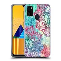 Head Case Designs Officially Licensed Micklyn Le Feuvre Round and Round The Rainbow Mandala 3 Soft Gel Case Compatible with Galaxy M30s (2019)/M21 (2020)