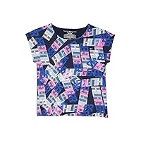 Tommy Hilfiger Girls' Sport Short Sleeve T-Shirt, Crew Neckline, Lightweight & Stretchy