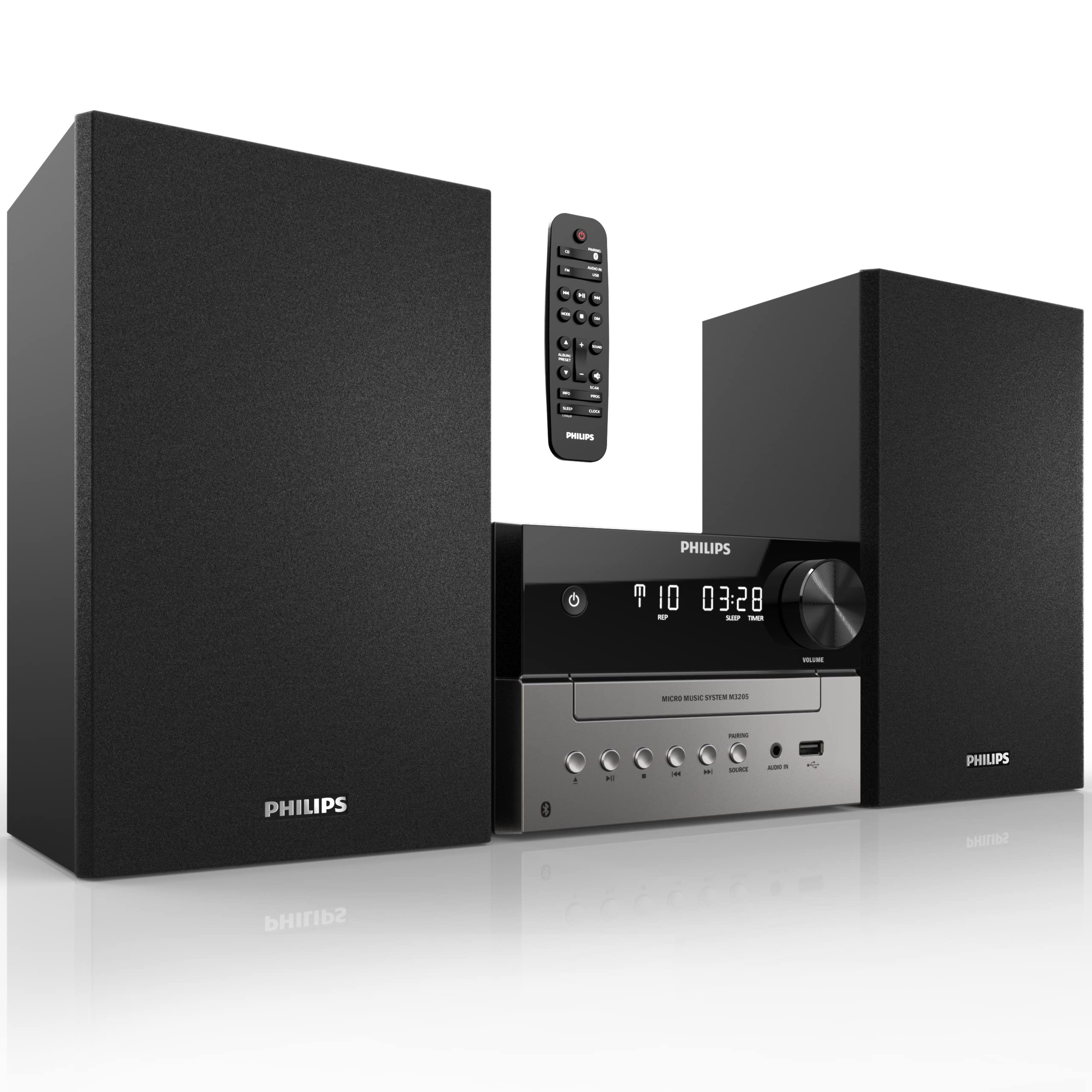 Mua Philips Bluetooth Stereo System for Home with CD Player, Wireless  Streaming, MP3, USB, Audio in, FM Radio, 15W, Micro Music Sound System trên  Amazon Mỹ chính hãng 2023 | Fado