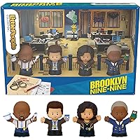 Little People Collector Brooklyn Nine-Nine TV Series Special Edition Set in Display Gift Box for Adults & Fans, 4 Figures