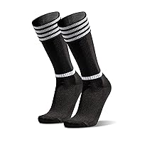 Franklin Sports ACD Black/White Soccer Socks