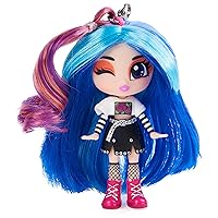 Luscious Locks Frank E-Girl Collectible Doll with Removable Hair Extension and Doll Accessories, 3.5-inch, Kids Toys for Girls Ages 5 and up