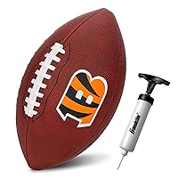 Franklin Sports NFL Team Football - Youth Junior Size Football for Kids - Official NFL Team Logo + Colors Youth Football - Kids NFL Fan Shop Football
