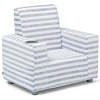 GAP GapKids Upholstered Chair, Grey/White