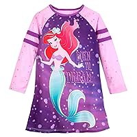Disney Ariel Long Sleeve Nightshirt for Girls Multi