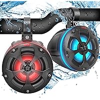 Pyle 2-Way Dual Waterproof Off-Road Speakers - 4