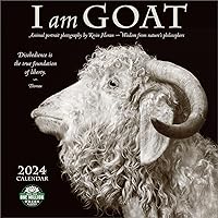 I Am Goat 2024 Wall Calendar: Animal Portrait Photography by Kevin Horan and Wisdom From Nature's Philosophers | 12