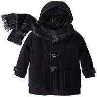 Rothschild Little Boys' Wool-Blend Duffle Coat with Scarf