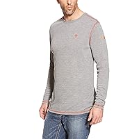 Ariat Men's Big and Tall Flame Resistant Polartec Powerdry Long Sleeve BaselayerHenley Shirt