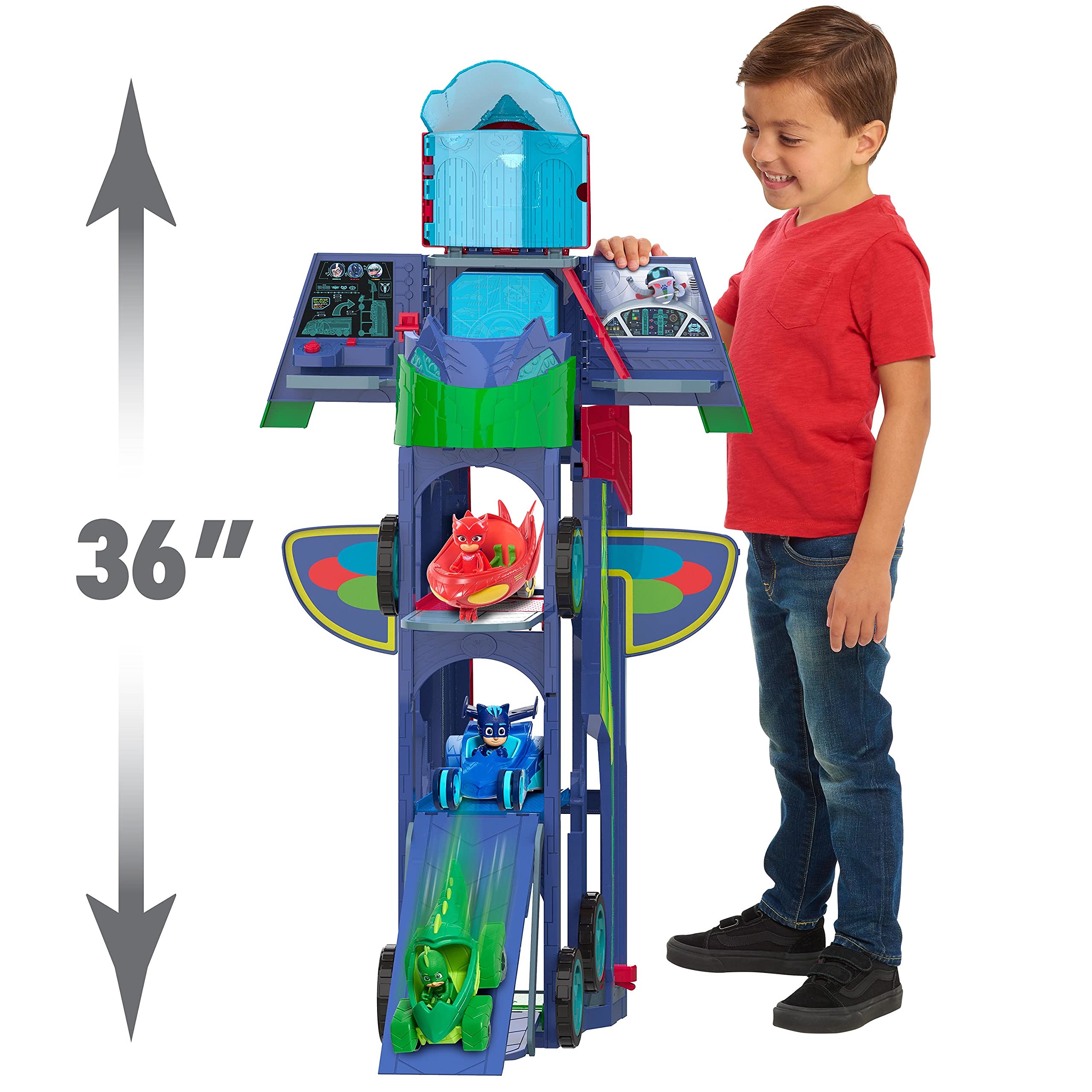 PJ Masks Transforming 2 in 1 Mobile HQ, by Just Play