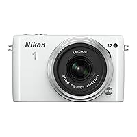 Nikon 1 S2 Digital Camera with 1 NIKKOR 11-27.5mm f/3.5-5.6 Lens (White)