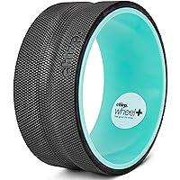 Wheel Foam Roller - Targeted Muscle Roller for Deep Tissue Massage, Back Stretcher with Foam Padding, Supports Back Pain Relief